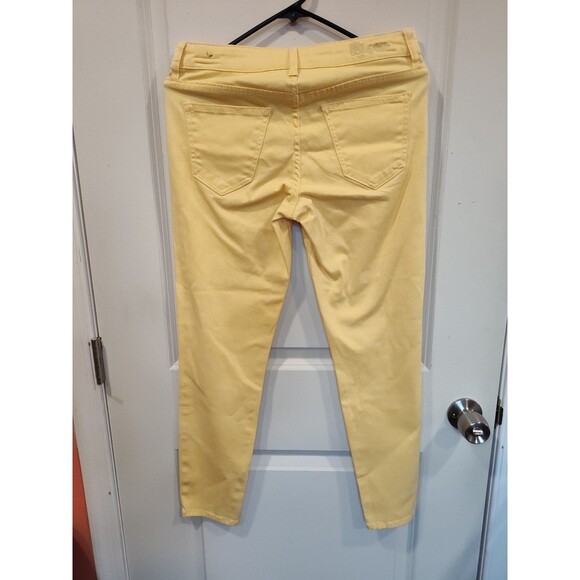 Women's Kut from the Kloth Marilyn Ankle Skinny Jeans Yellow 4 - Picture 3 of 7